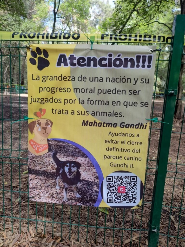 Exige Carbia Gutiérrez reapertura de Parque Canino Gandhi